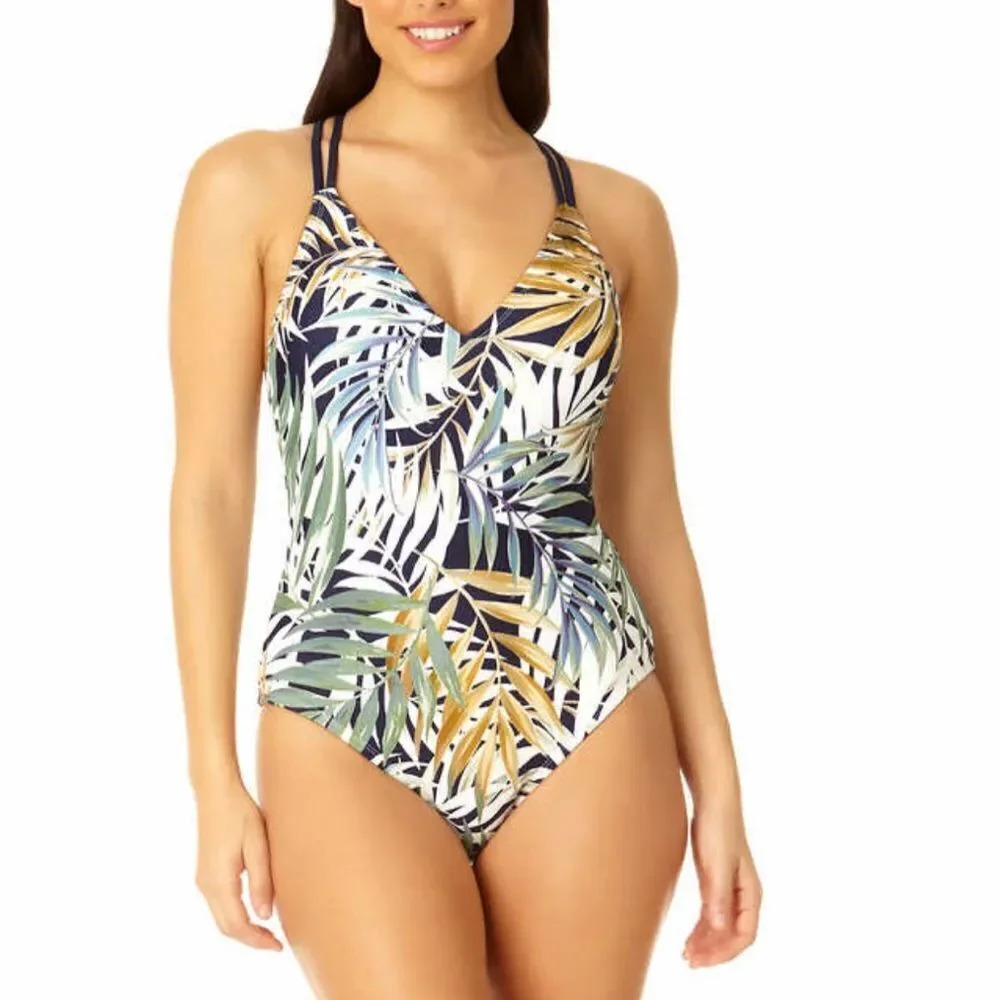Hurley Ladies' Swimsuit UPF 50+ Sun ProtectionRemovable Cups - Picture 2 of 5